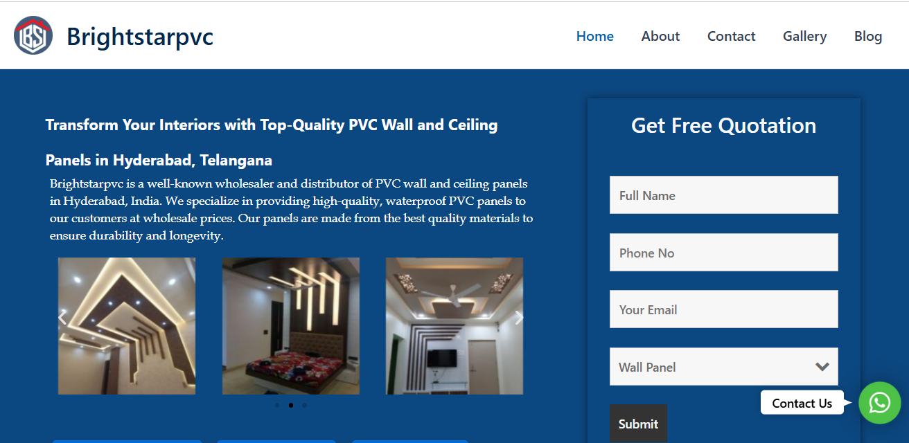 Case Study — BrightstarPVC.com