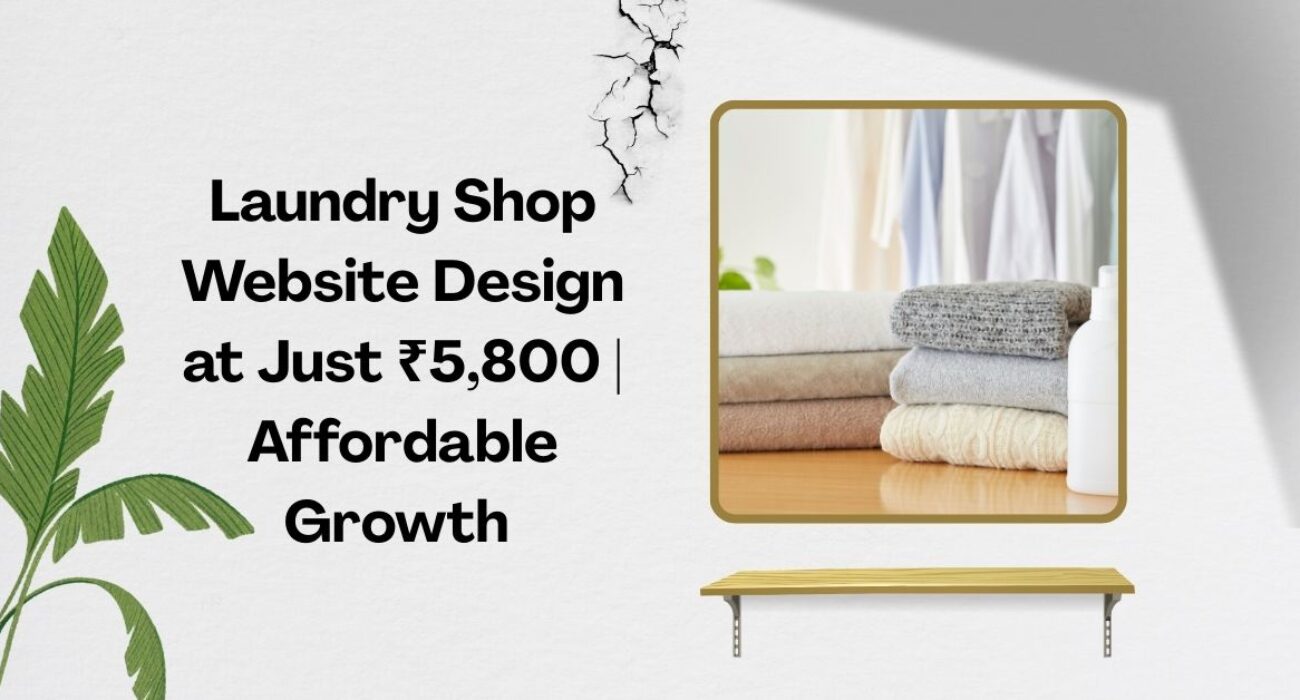 Laundry Shop Website Design