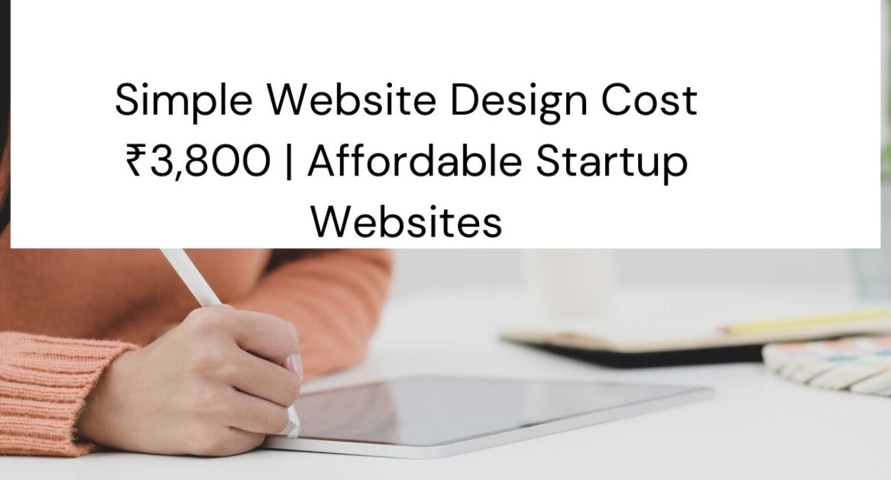 Simple Website Design Cost