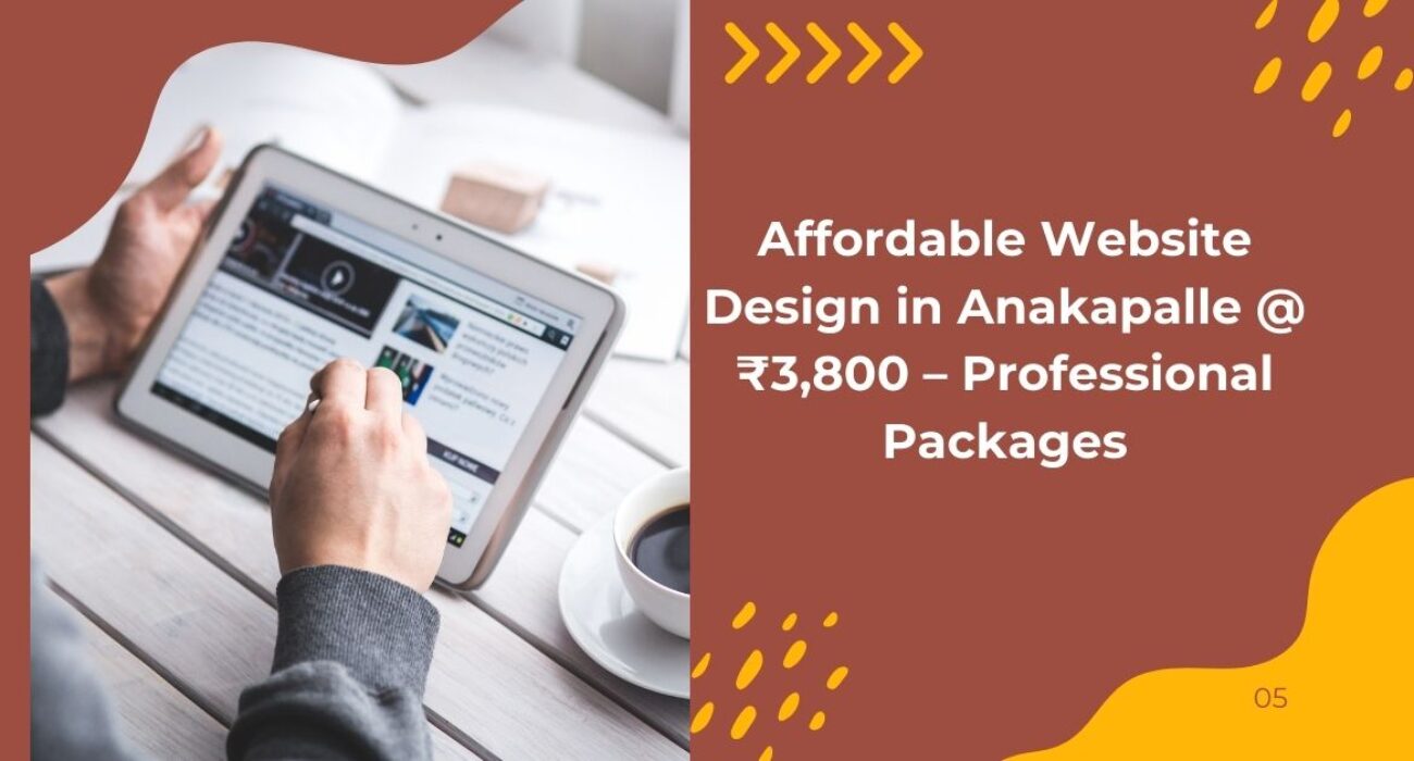 Affordable Website Design in Anakapalle