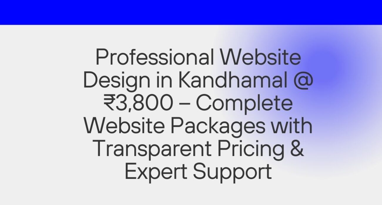 Website Design in Kandhamal