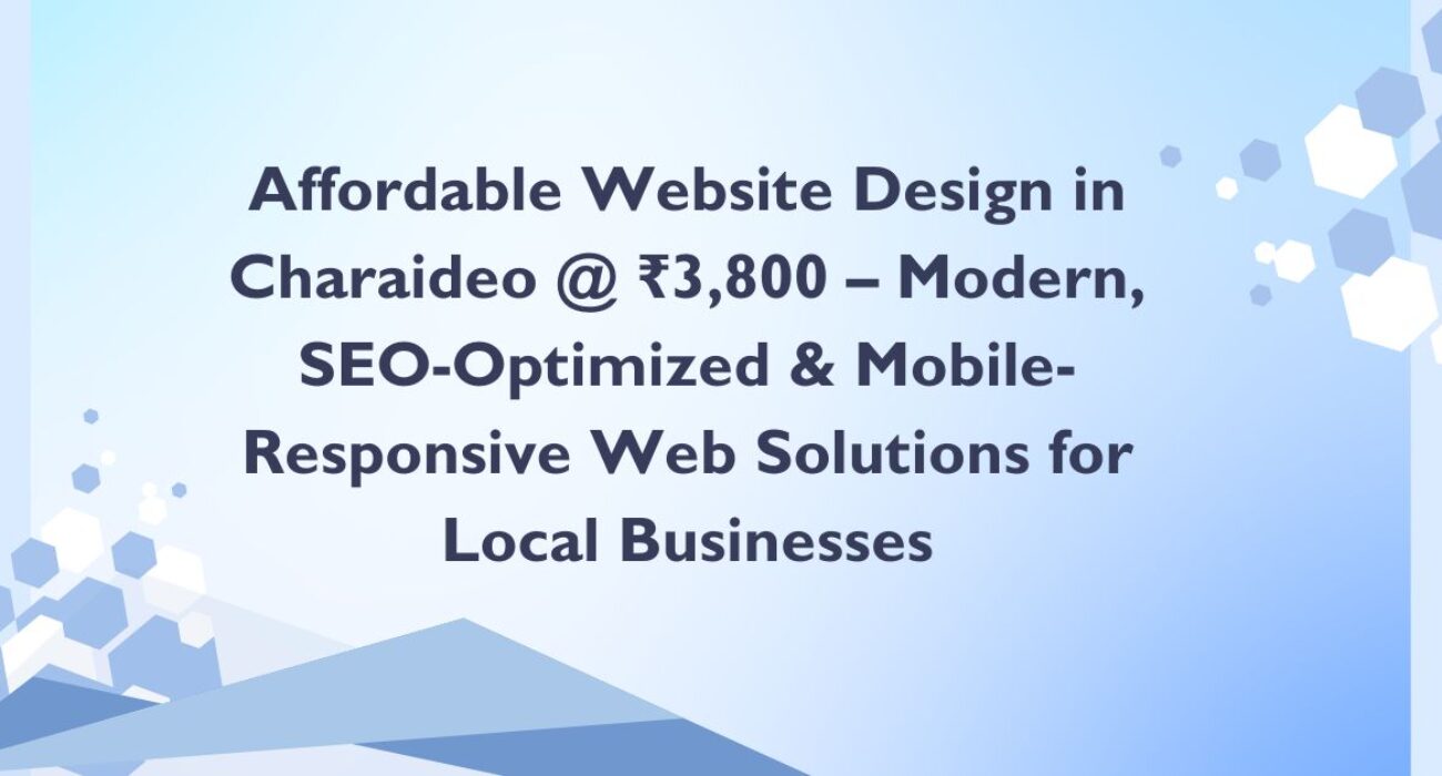 Affordable Website Design in Cachar