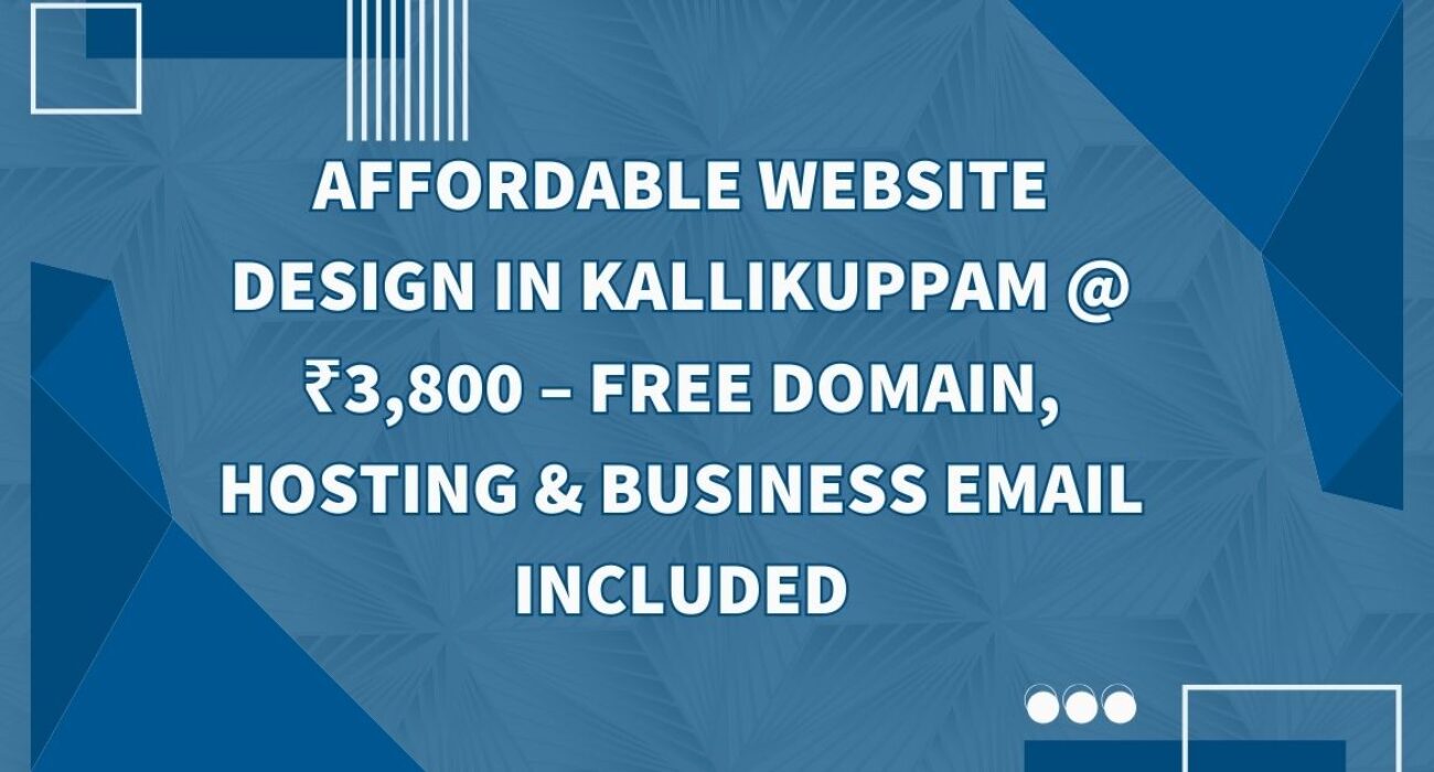 Website Design in Kallikuppam