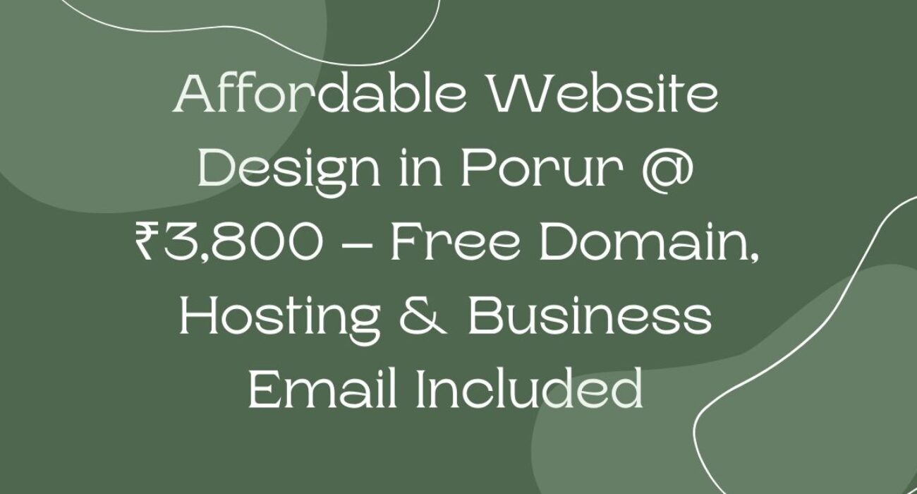 Website Design in Porur