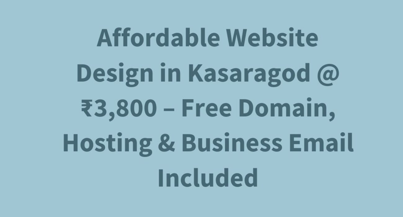 Website Design in Kasaragod
