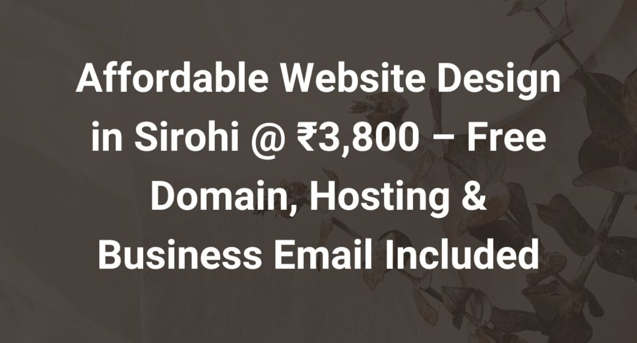 Website Design in Sirohi
