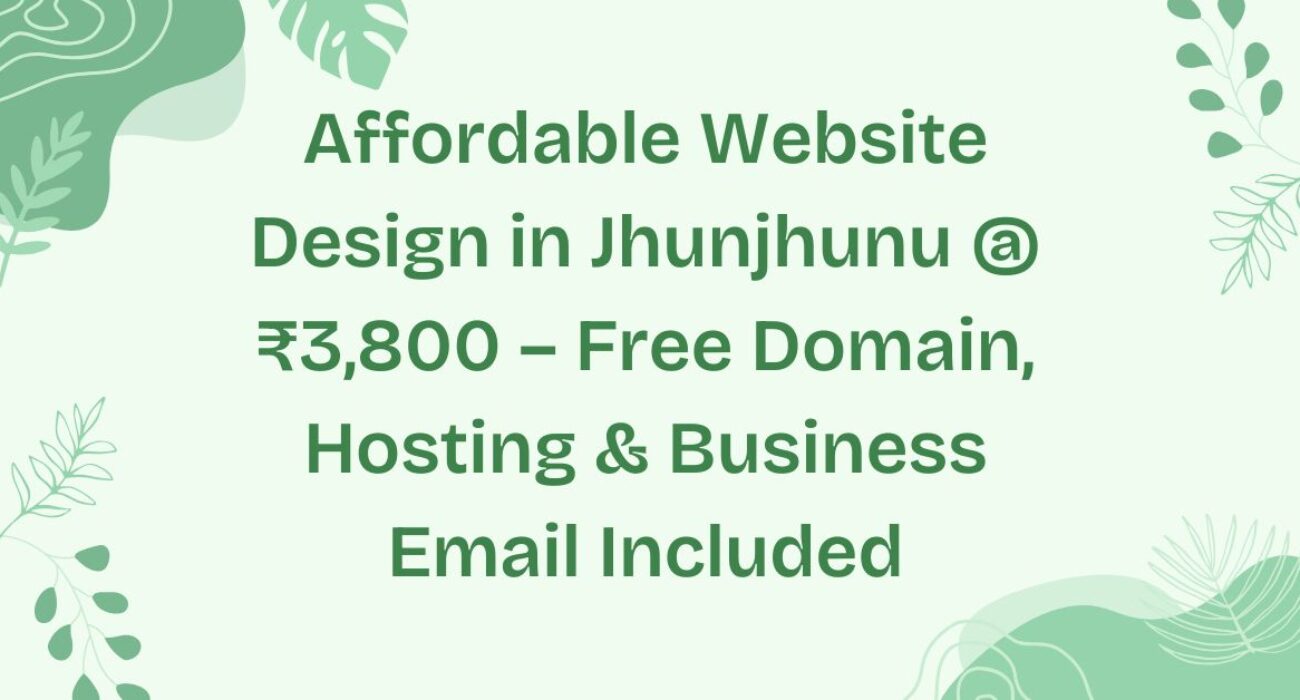 Website Design in Jhunjhunu