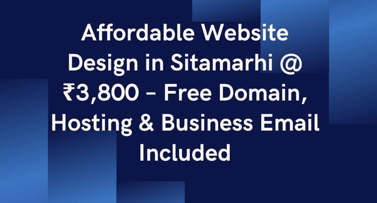 Website Design in Sitamarhi