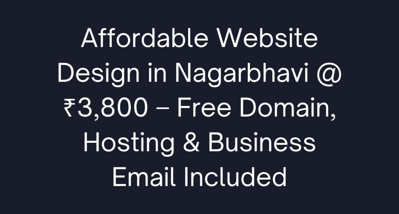Website Design in Nagarbhavi