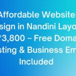 Website Design in Nandini Layout