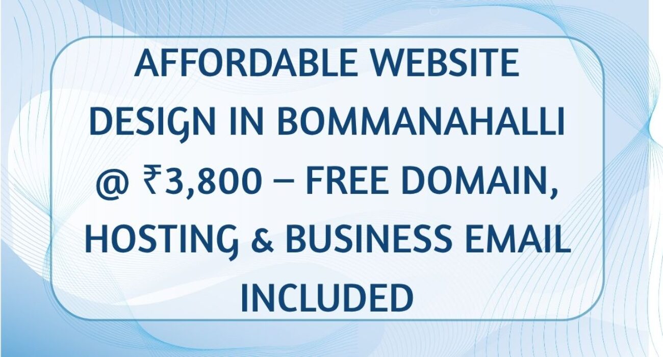 Website Design in Bommanahalli