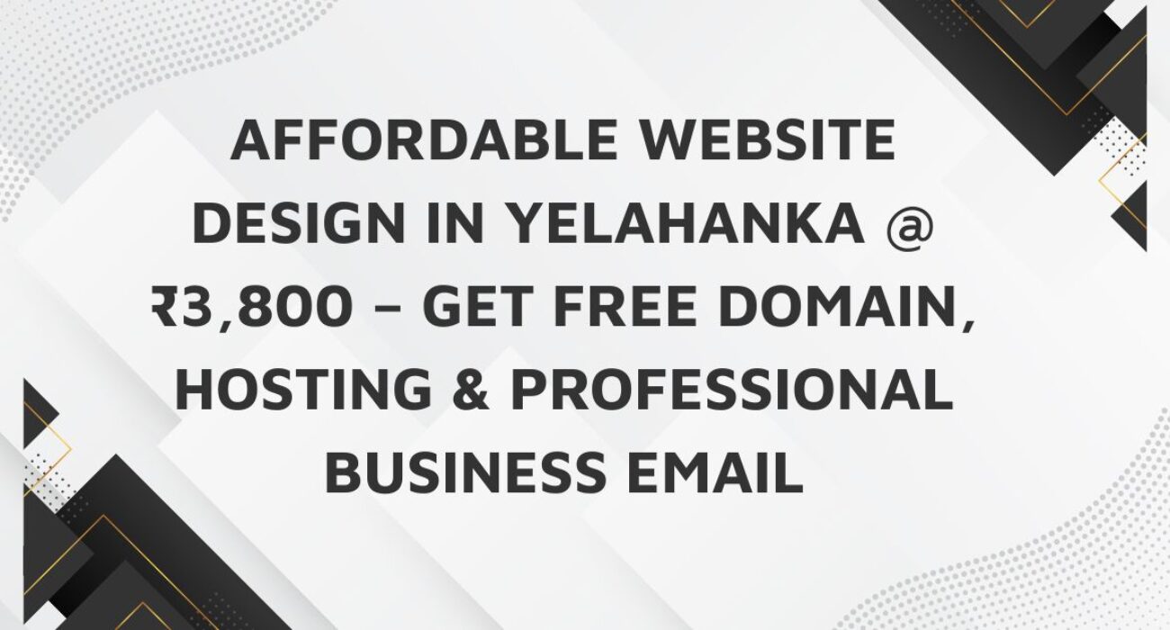Website Design in Yelahanka
