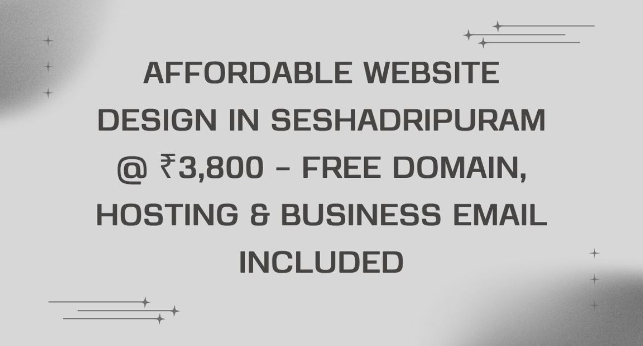 Website Design in Seshadripuram