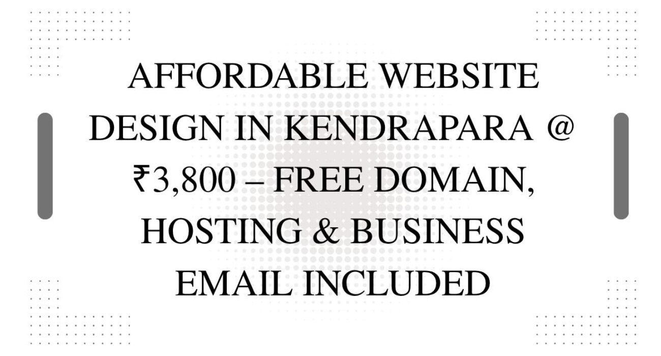 Website Design in Kendrapara