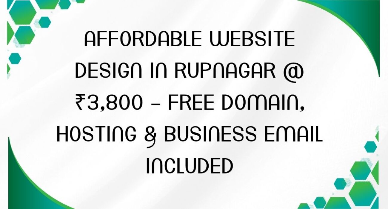 Website Design in Rupnagar