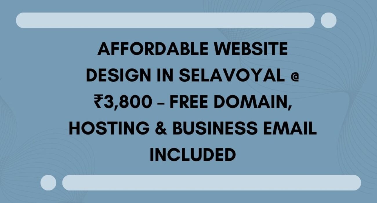 Website Design in Selavoyal