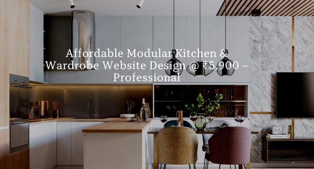 Affordable Modular Kitchen & Wardrobe Website Design