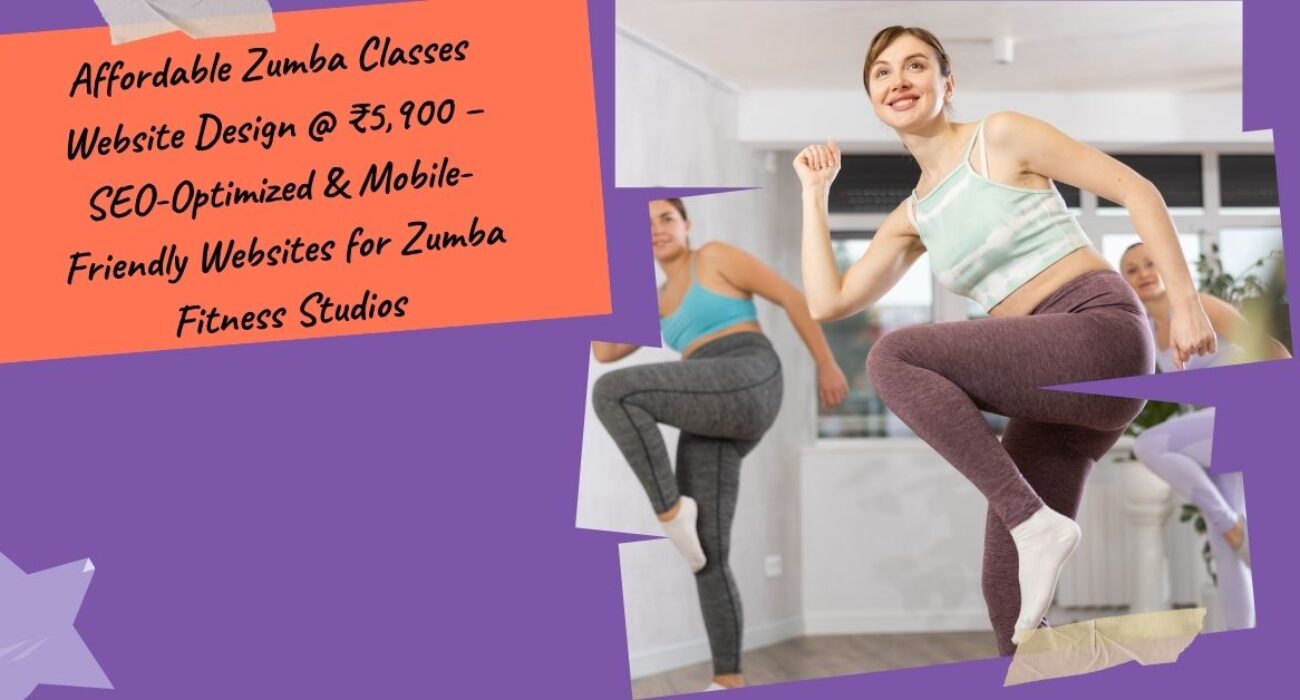 Affordable Zumba Classes Website Design