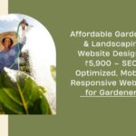 Gardening & Landscaping Website Design