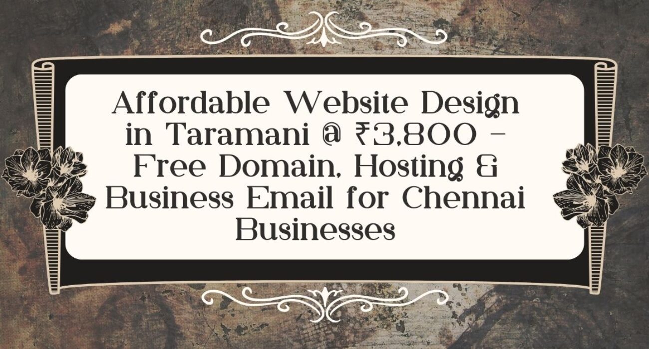 Website Design in Taramani