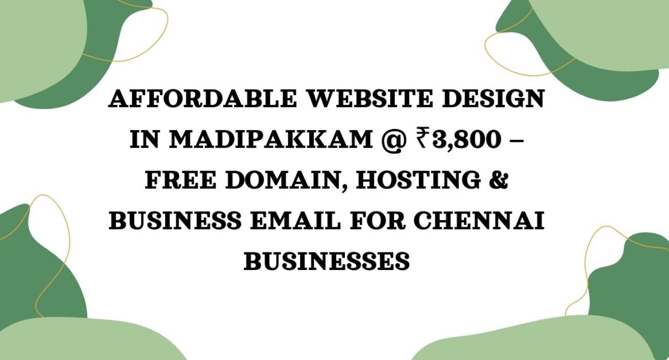 Website Design in Madipakkam