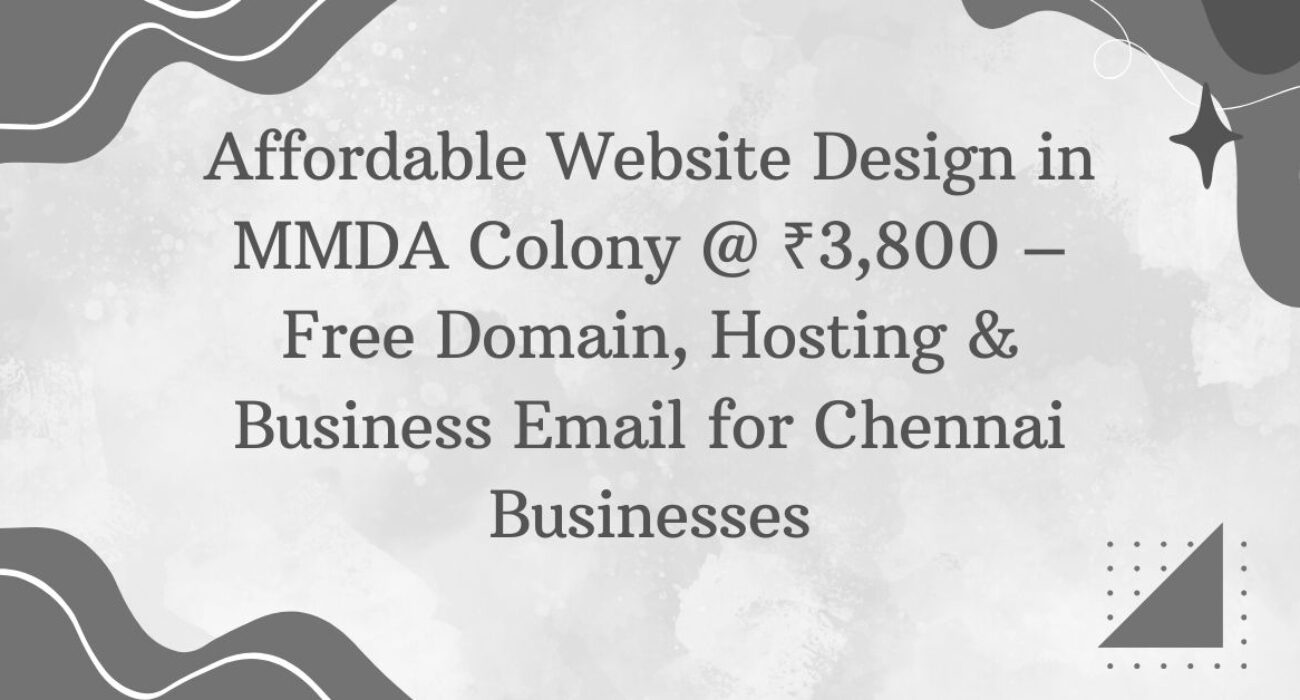 Website Design in MMDA Colony