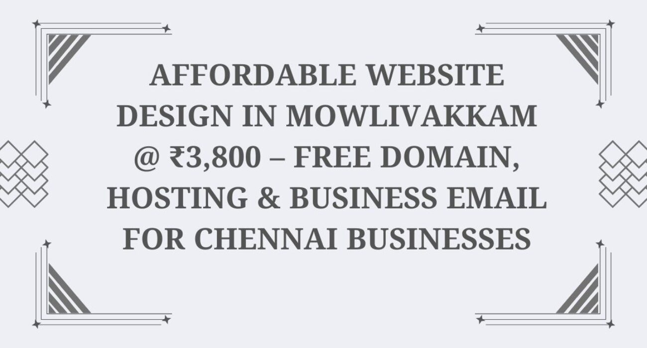 Website Design in Mowlivakkam