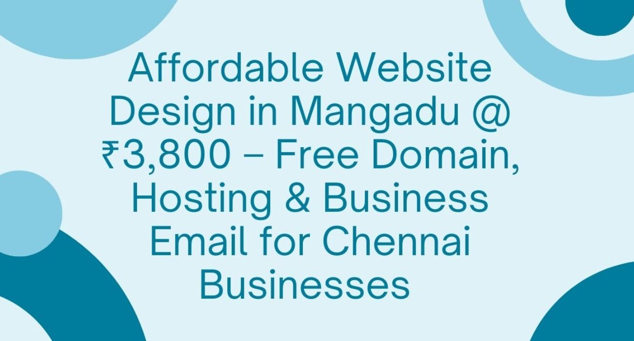 Website Design in Mangadu