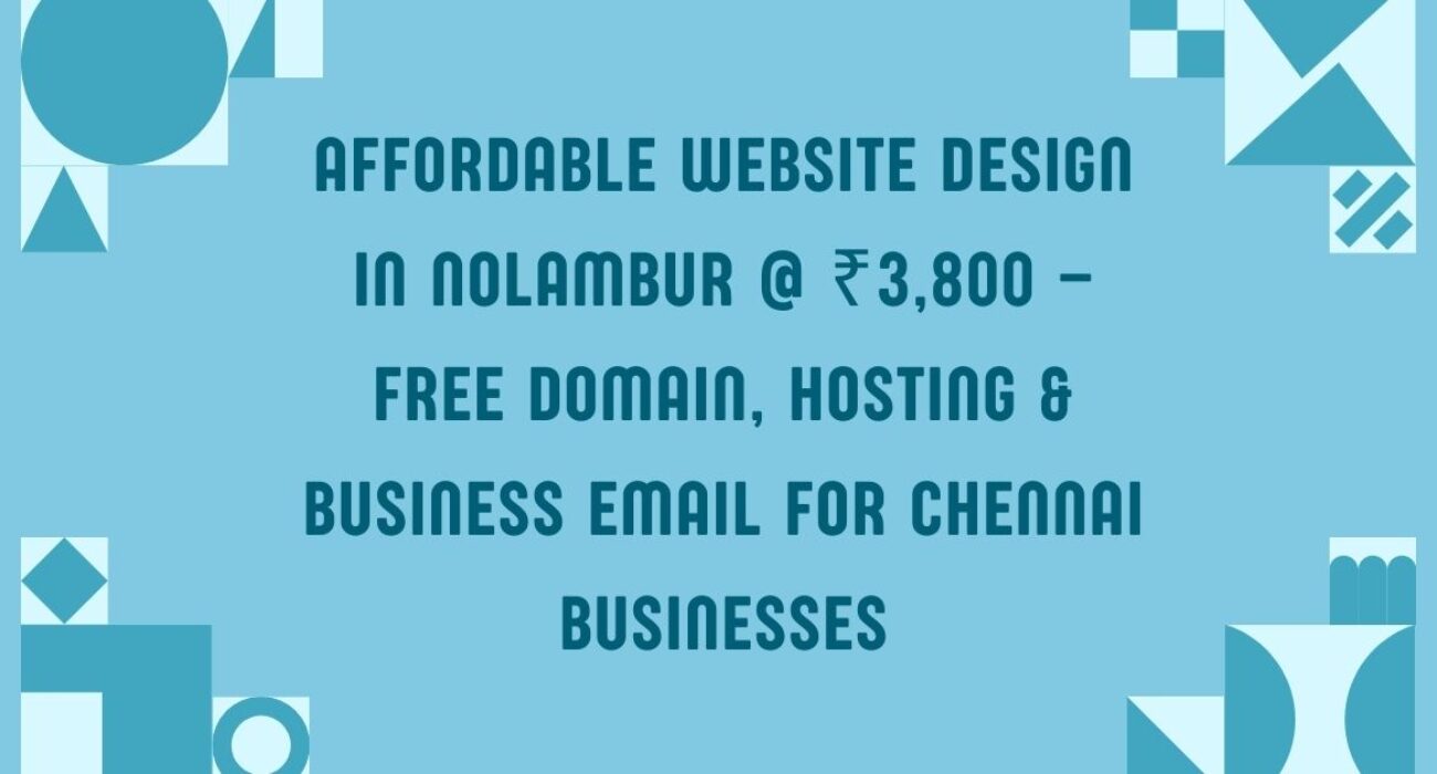 Website Design in Nolambur