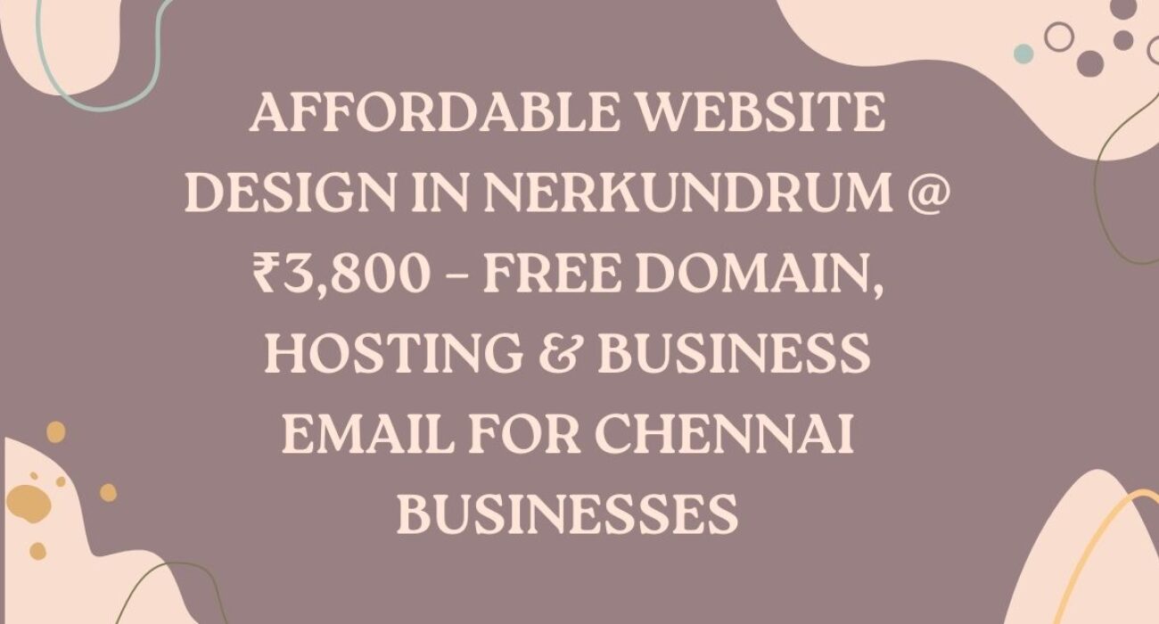 Website Design in Nerkundrum