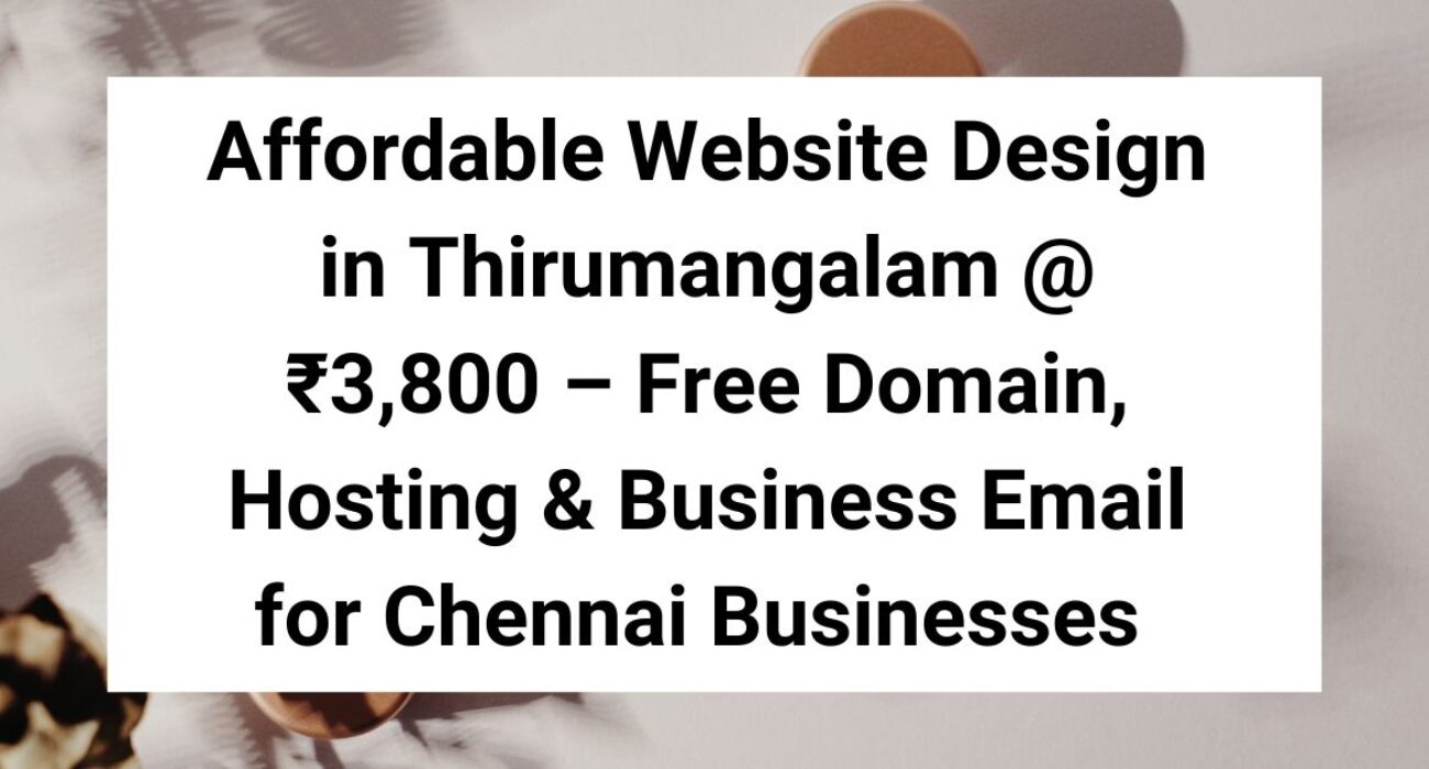 Website Design in Thirumangalam