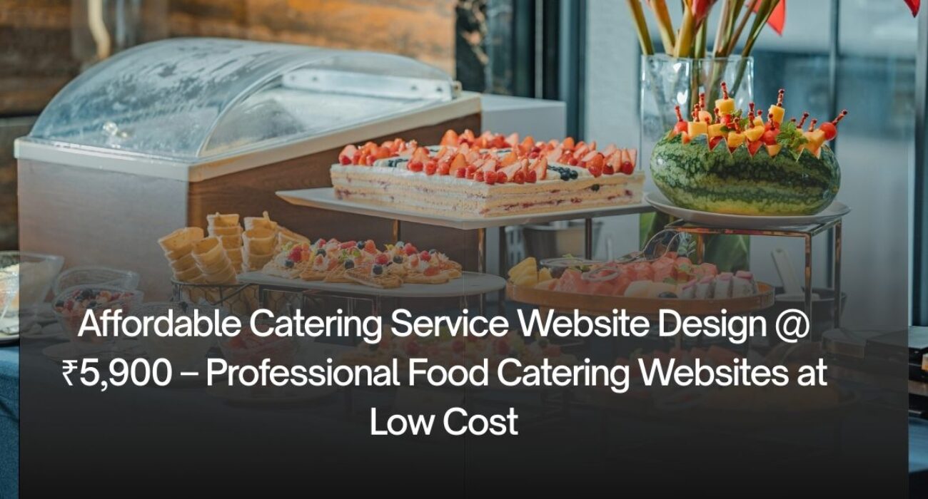 Affordable Catering Service Website Design