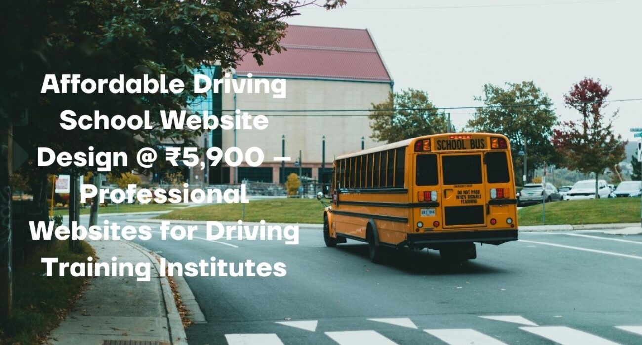 Affordable Driving School Website Design