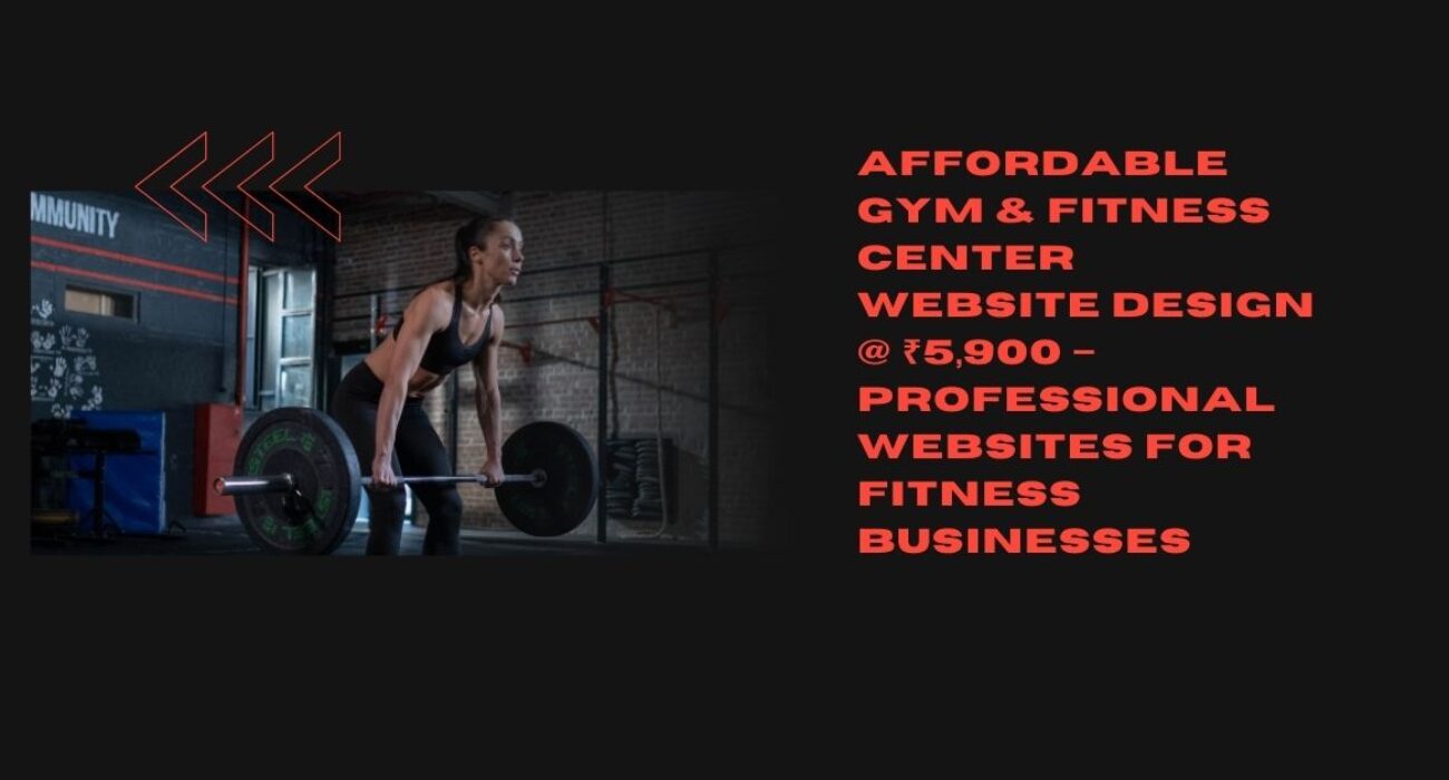 Affordable Gym & Fitness Center Website Design