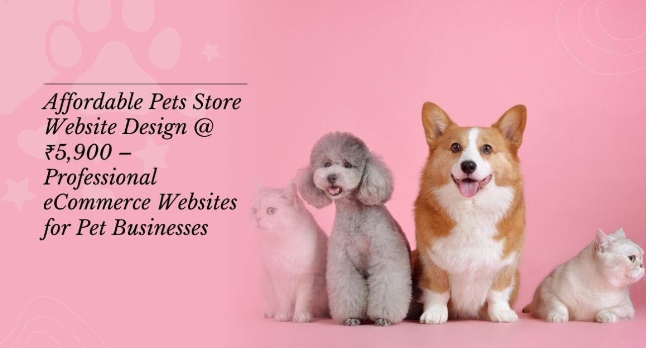 Affordable Pets Store Website Design
