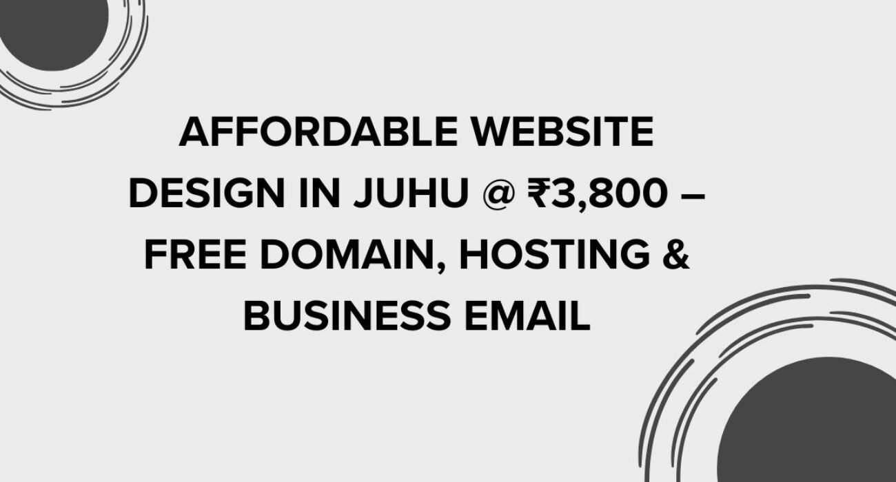 Affordable Website Design in Juhu