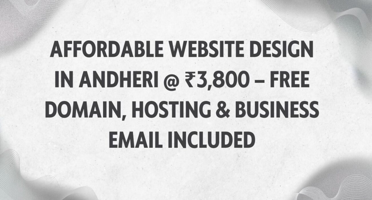 Affordable Website Design in Andheri