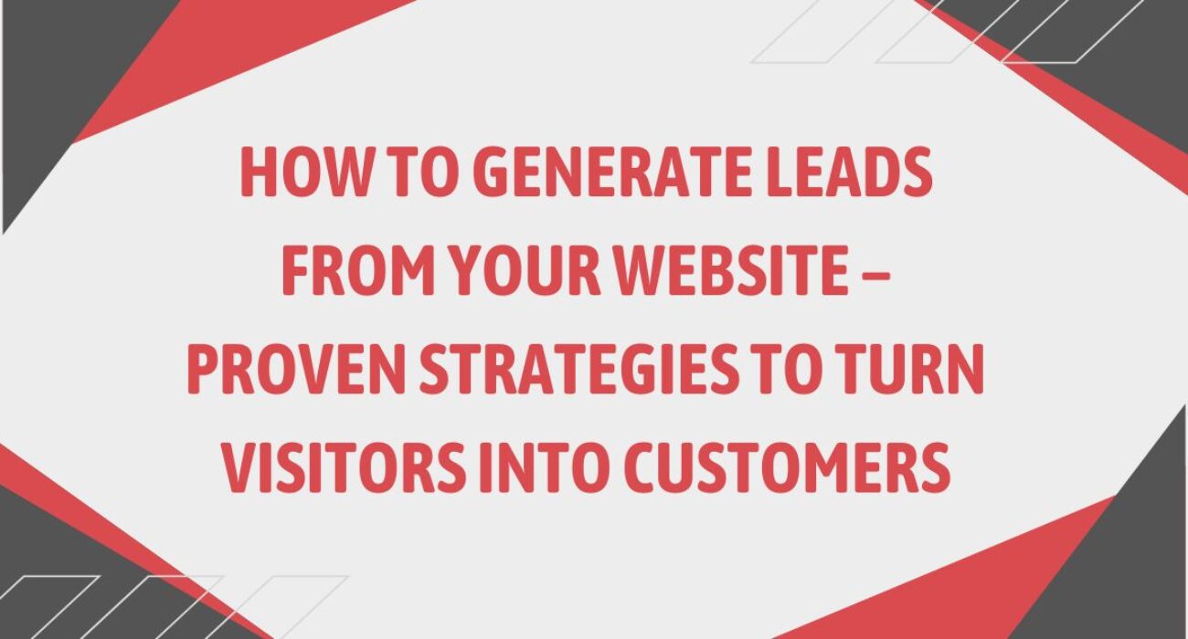Generate Leads from Your Website