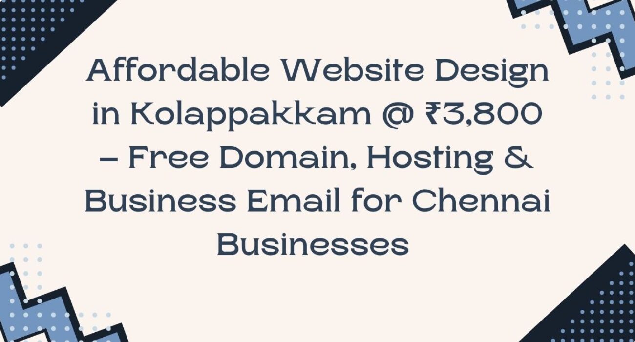 Website Design in Kolappakkam
