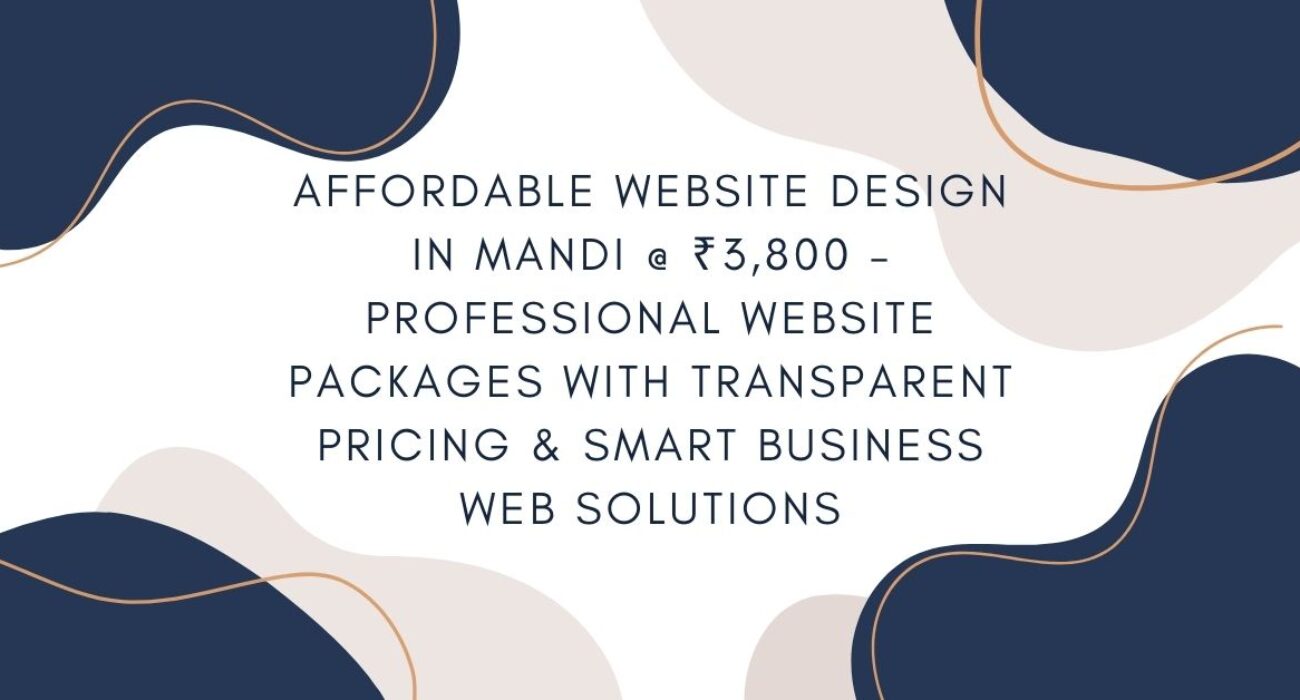 Affordable Website Design in Mandi