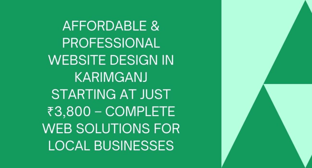 Professional Website Design in Karimganj