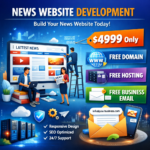 Create Your News Website for Just ₹4999 – Free Domain & Business Email